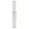 Google Pixel Watch Polished Silver ruostumaton teräs 41mm Chalk Active -ranneke
