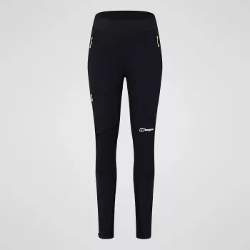 Berghaus MTN Guide Alpine Legging naisten softshell-leggingsit - musta, koko L