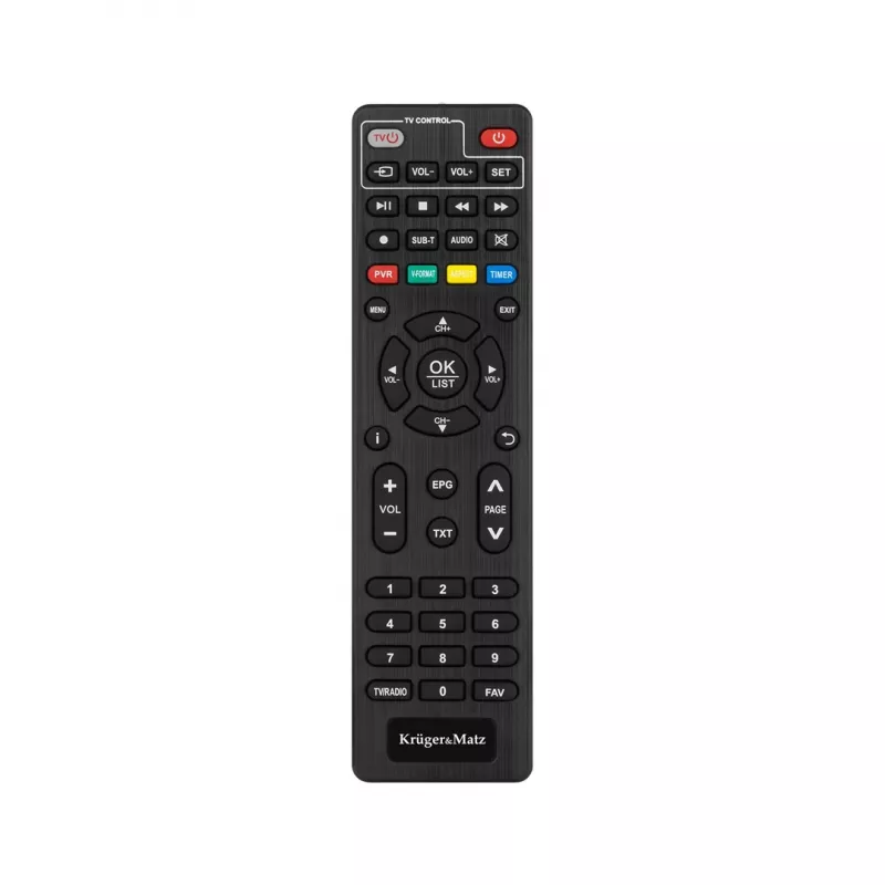 KRUGER & MATZ DVB-T2 H.265 HEVC viritin KM0550D