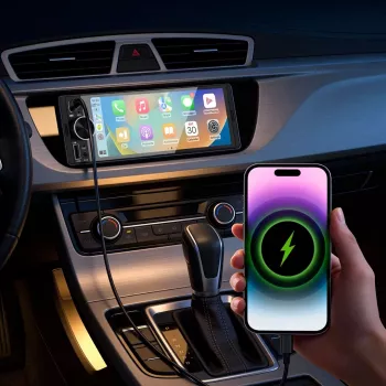 KRUGER & MATZ KM2016 1DIN autoradio Apple CarPlay ja Android Auto -tuella, 7