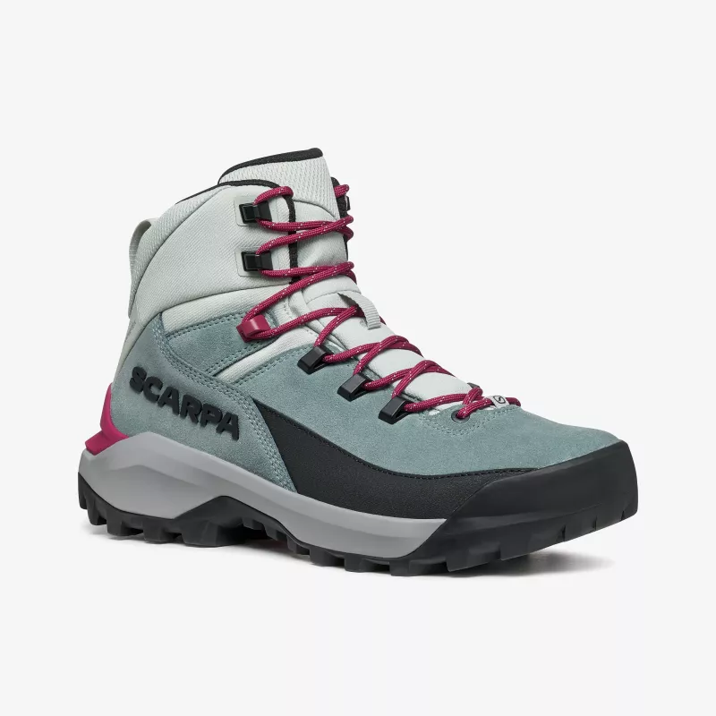 Scarpa Mustang TRK GTX naisten saappaat, Havupuunvihreä/Vadelma, koko 39