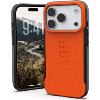 UAG Civilian MagSafe -suojakotelo iPhone 17 Pro, Oranssi