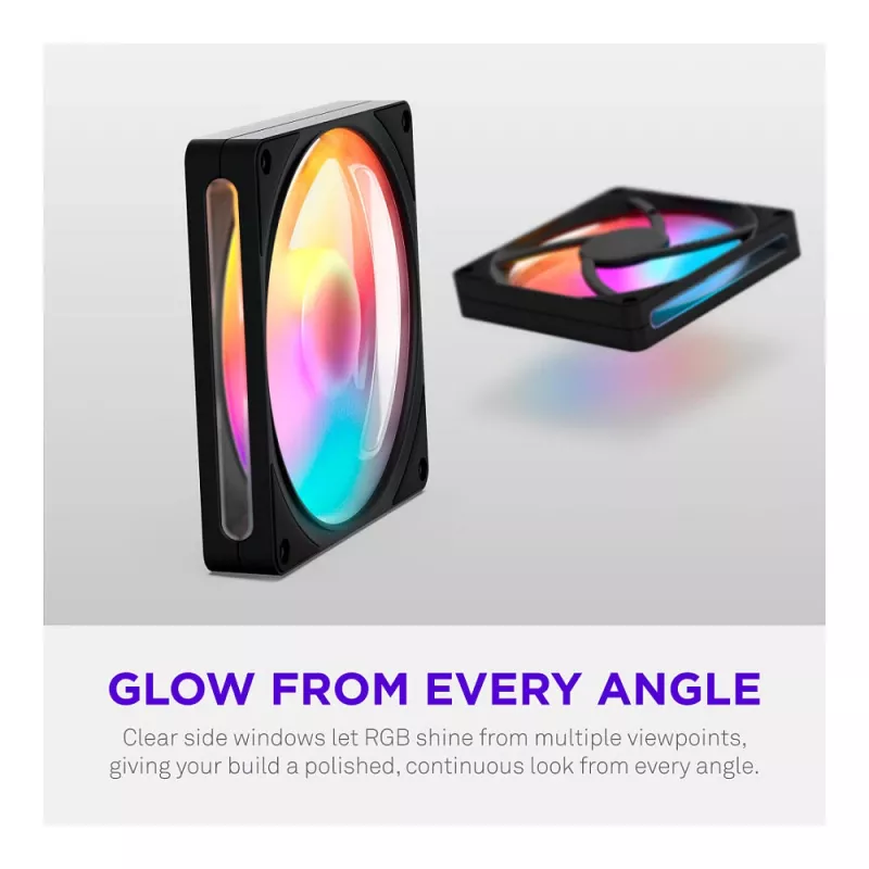 NZXT F140 RGB 140mm Black -tuuletin