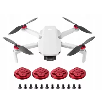 SUNNYLIFE moottorinsuojakannet DJI Mavic Mini 2 / Mini SE (4 kpl:n pakkaus) - musta
