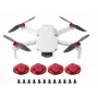 SUNNYLIFE moottorinsuojakannet DJI Mavic Mini 2 / Mini SE (4 kpl:n pakkaus) - musta