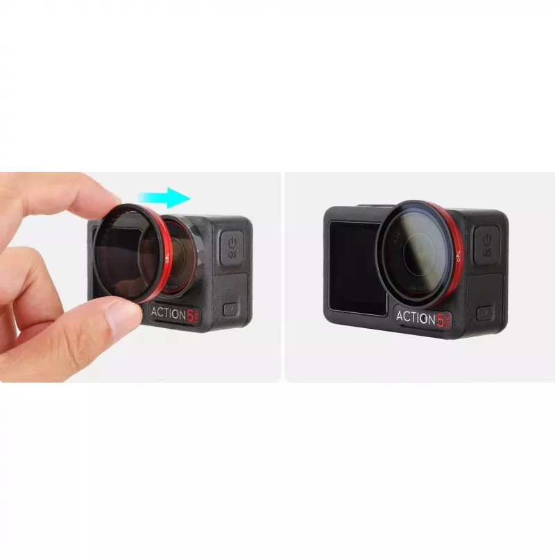 SUNNYLIFE Hybrid Filter 2in1 Polarizing PL ND16 DJI Osmo Action 5 Pro / 5 Pro / 4 / 3 FI903-16p