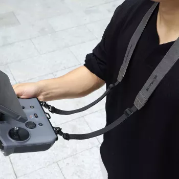 SUNNYLIFE kaula-/olkanauha lanyard -pidike DJI RC Pro 2 -kauko-ohjaimelle - musta
