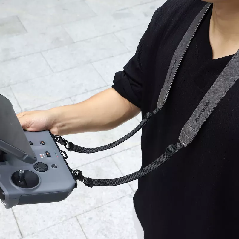SUNNYLIFE kaula-/olkanauha lanyard -pidike DJI RC Pro 2 -kauko-ohjaimelle - musta