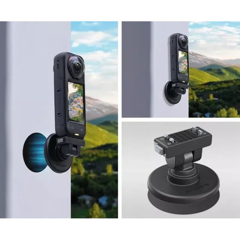 SUNNYLIFE Quick Release 1/4 tuuman pidike + magneettialusta Insta360 X4 Air X5 Ace Pro 2 / DZ-142-D