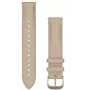 Garmin Quick Release -nahkaranneke 18mm Light Sand Cream Gold -soljella 010-12932-60