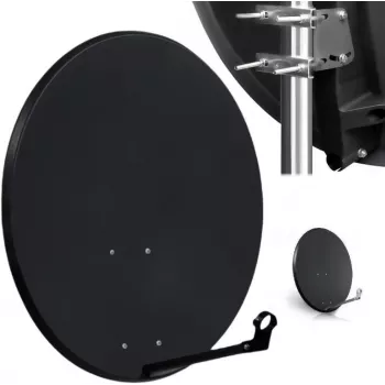 CORAB COR-800SAE-C 80 cm offset-satelliittiantenni, antrasiitti
