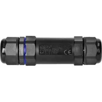 ORNO suora kaapeliliitin M25 IP68 5x6mm² 450V/30A OR-AE-13604