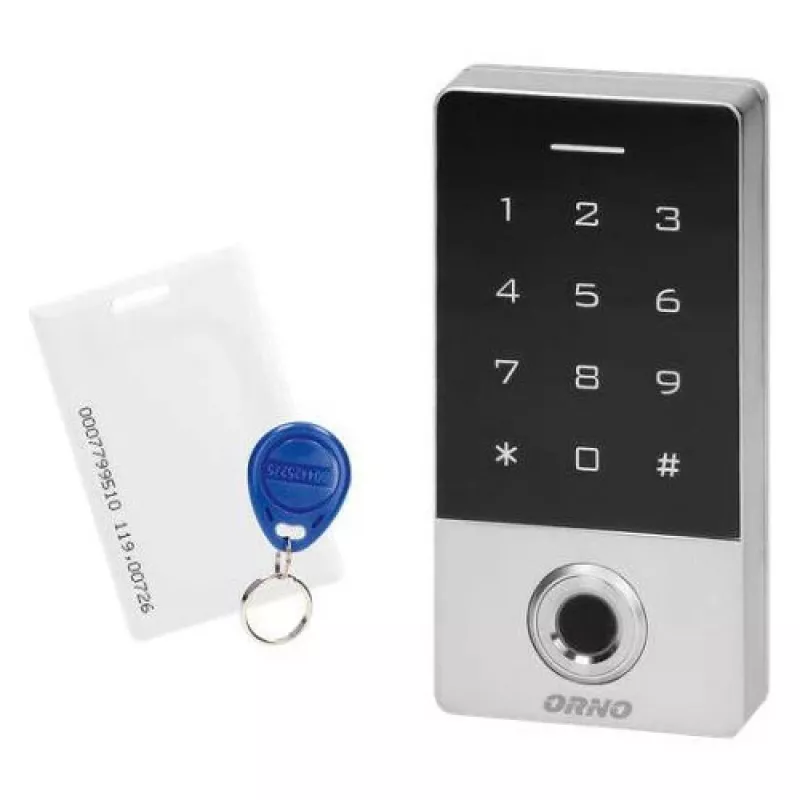 ORNO OR-ZS-822 yhdistelmälukko sormenjälkilukijalla ja RFID-lukijalla
