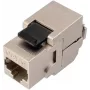 SOLARIX Cat.6 STP RJ45 Keystone-moduuli, työkaluton IDC, musta