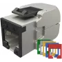 SOLARIX Cat.6 STP RJ45 työkaluton Keystone-moduuli - metallinen