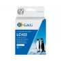 G&G yhteensopiva mustekasetti Brother LC422C syaani (550 sivua)