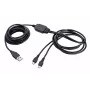 TRUST GXT 222 DUO Charge & Play -kaapeli 2 m musta, USB-A - Micro-USB, Xbox One -ohjaimelle
