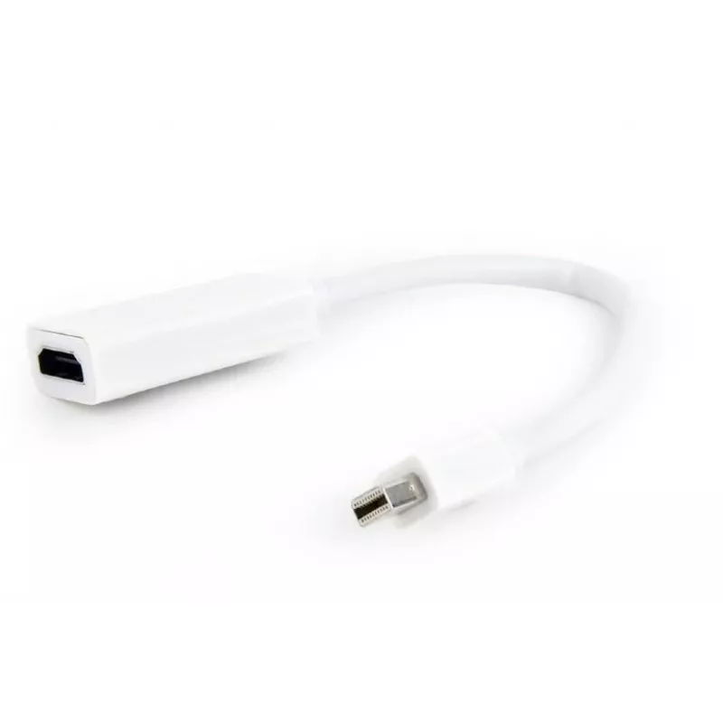 Gembird Mini DisplayPort - HDMI -sovitin 4K 30Hz valkoinen A-MDPM-HDMIF-02-W