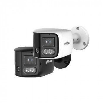 DAHUA IPC-PFW31259S-A180-E2-AS-PV-0280B 5MP kaksoisobjektiivi panorama ulko-verkkokamera aktiivisella pelottelulla, kaksisuuntaisella äänellä ja PoE/Wi-Fi