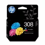 HP 308 alkuperäinen mustepatruuna, kolmivärinen