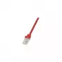 LogiLink CP1024U CAT 5e U/UTP -verkkokaapeli, 0,5 m, punainen, RJ45, Snagless