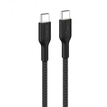 Belkin BOOST↑CHARGE punottu USB-C - USB-C -kaapeli 60W 2 m musta