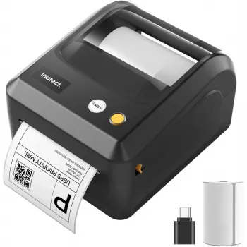 Inateck PR50 lämpösuoratulostin, 203 DPI, 170 mm/s, USB & Bluetooth, musta