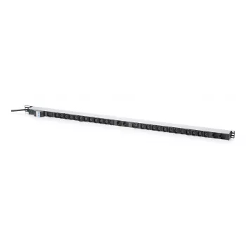DIGITUS Basic IT PDU, yksivaiheinen 32A, 24 x C13, 2 x C19, 4 x Schuko, 3 m kaapeli, IEC 60309 32A -pistoke