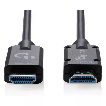 DIGITUS Armored HDMI 2.1 Active Optical Cable, 8K UHD, 20 m, musta