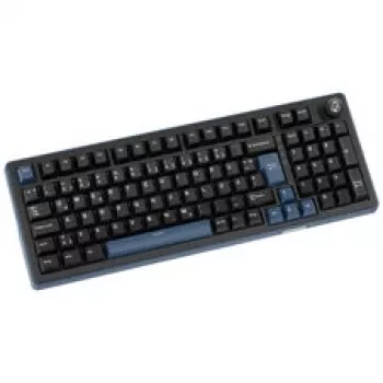 Ducky OK-M 98 -pelinäppäimistö, 98 % -asettelu, hot-swap, RGB-valaistus, ISO, KTT tuntokytkimet, musta