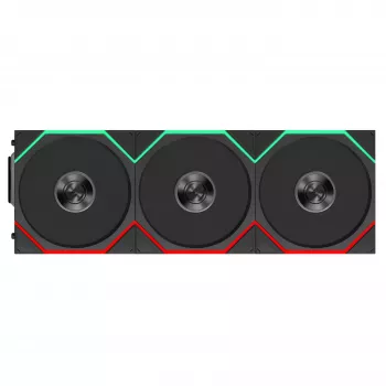 Lian Li UNI FAN TL FLEX Wireless ARGB 120mm -tuuletin 3 kpl:n pakkaus ohjaimella - musta