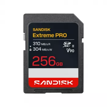SanDisk Extreme PRO 256 GB SDXC UHS-II V90 U3 Class 10 muistikortti