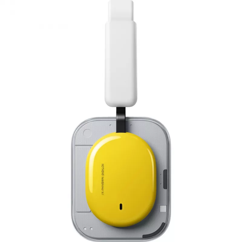 Nothing Headphone (a) Over-Ear-kuulokkeet keltainen - Bluetooth 5.3, LDAC, ANC, 42,5h akku