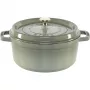 Staub La Cocotte 24cm pyöreä Cocotte, eukalyptus, valurauta