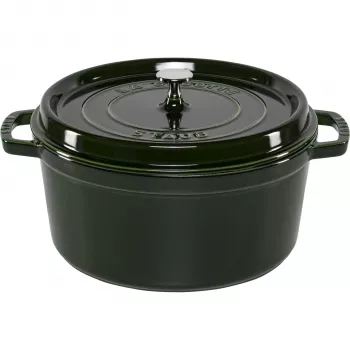 Staub La Cocotte Round 28 cm, 5,9 L, Basil Green, valurauta