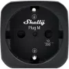 Shelly Plug M Gen3 musta älypistoke energianseurannalla, 13A, Wi-Fi & Bluetooth