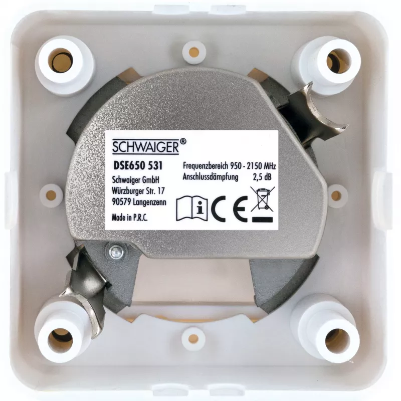 Schwaiger SAT-yksittäishaaroitusrasia 2,5 dB, setti