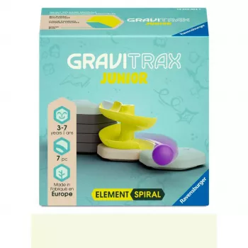RAVENSBURGER GraviTrax Junior - Element Spirale laajennussarja - spiraaliradan lisäosa yli 3-vuotiaille lapsille
