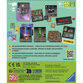 RAVENSBURGER Minecraft: Digging Down strategiapeli