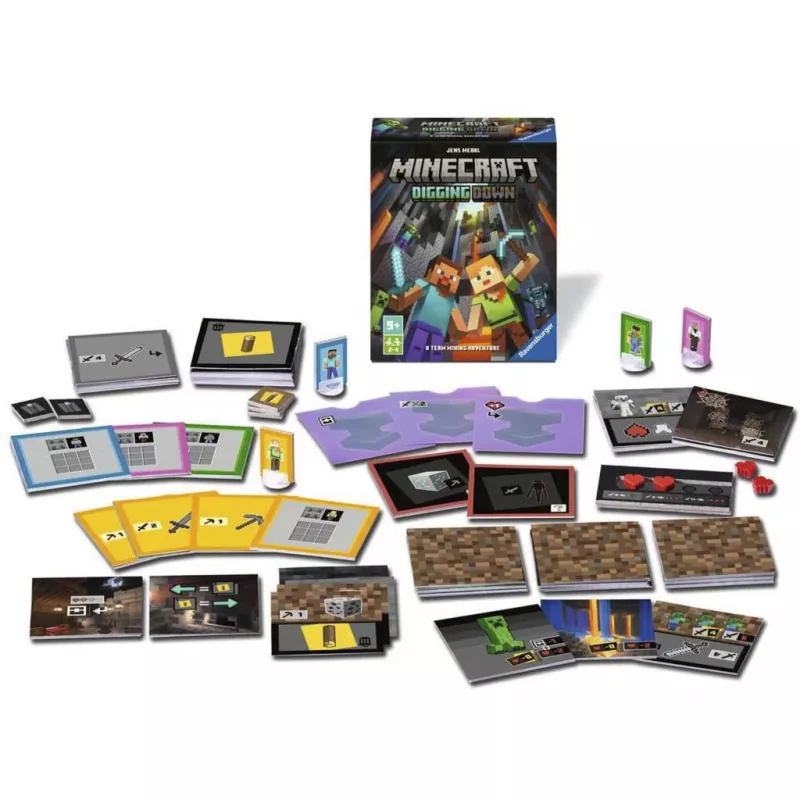 RAVENSBURGER Minecraft: Digging Down strategiapeli