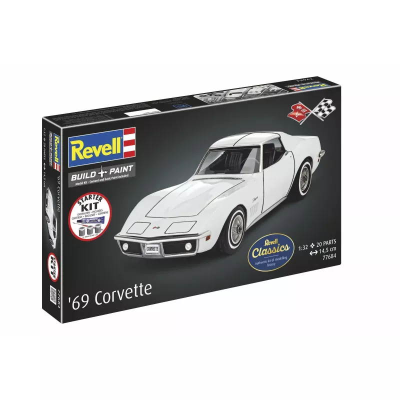 Revell aloittelijasarja Corvette C3 (1:32 mittakaava)