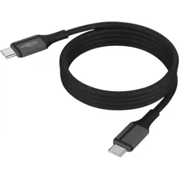 ANSMANN magneettinen USB-C-silikakaapeli 120 cm musta