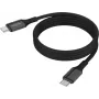 ANSMANN magneettinen USB-C-silikakaapeli 120 cm musta