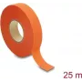 Delock kangasteippi 25 m x 19 mm repäisykestävä itseliimautuva oranssi