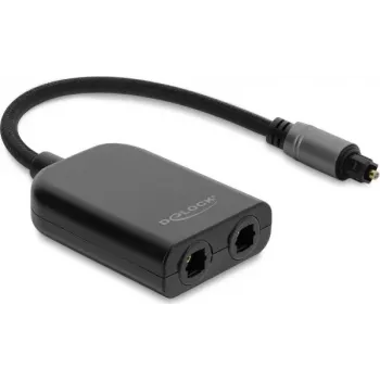 Delock S/PDIF TOSLINK jakaja 1 tulo 2 lähtöä