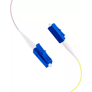 EFB FTTH-pigtail LC OS2 G.657.A2 12 värin sarja, 2 m, singlemode 9/125µm, taivutusherkkä, 12 kuitua