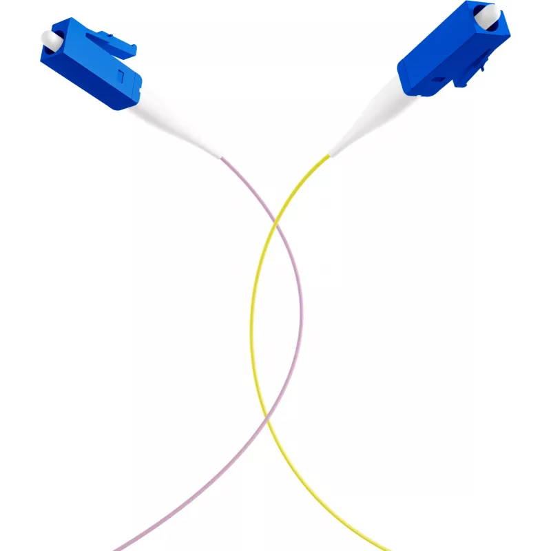 EFB FTTH-pigtail LC OS2 G.657.A2 12 värin sarja, 2 m, singlemode 9/125µm, taivutusherkkä, 12 kuitua