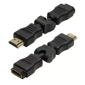 LogiLink HDMI-kulma-adapteri 270° uros - naaras 4K 60Hz