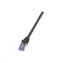 LogiLink PrimeLine Cat.6 U/UTP -verkkokaapeli RJ-45 uros - uros, 0,5 m, harmaa