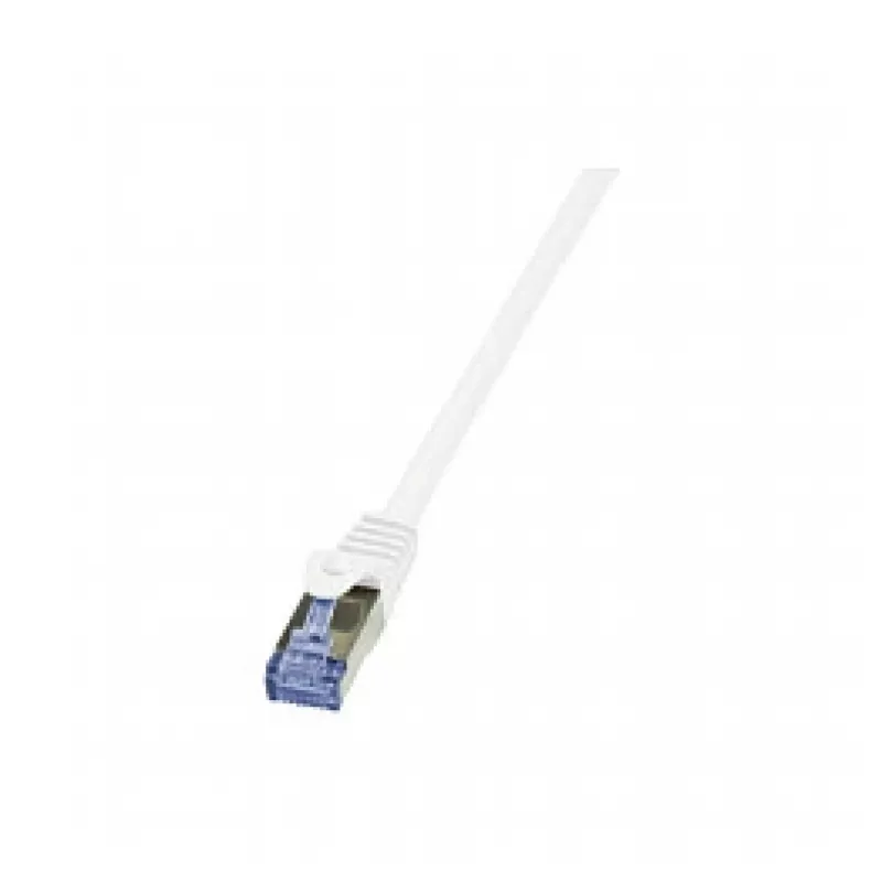 LogiLink PrimeLine Cat.6A/7 S/FTP PIMF -verkkokaapeli, 600 MHz, 1,5 m, valkoinen